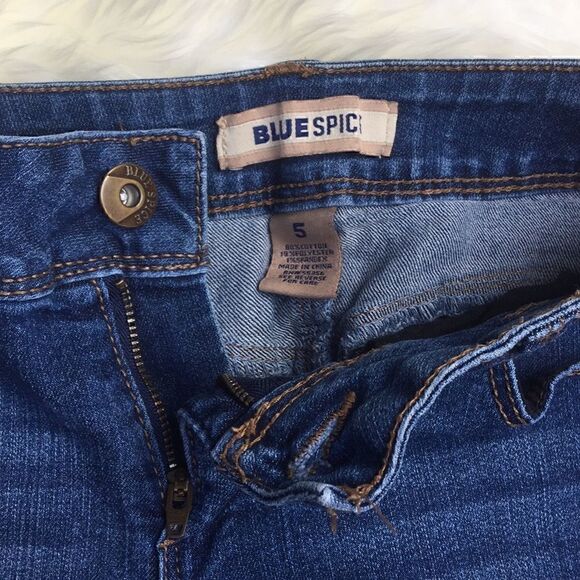 Blue Spice Cotton-Polyester Stretch Jeans.Size 5 - Picture 3 of 3